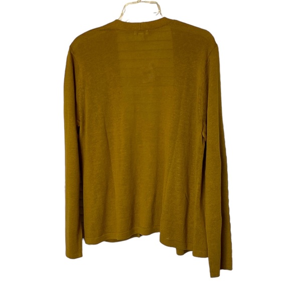 J. Jill Mustard Open Front Cardigan - Picture 2 of 14